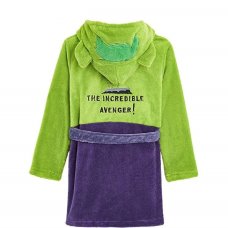 FFX89: Kids Incredible Hulk Hooded Dressing Gown (9-14 Years)